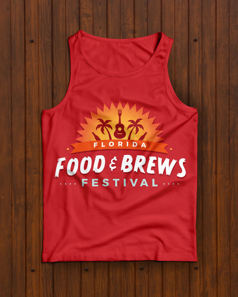 Florida Food & Brews Festival: T-Shirt Design